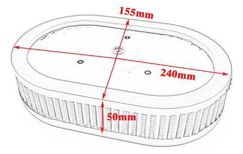 Filtro De Aire Para Harley Electra Glide Cvo 2009-2013