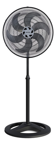 Ventilador Coluna Preto 50cm Turbo 6 Pás Oscilante Ventisol