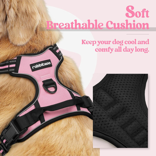Arnés Para Perro Rabbitgoo No Tirar, Ajustable, Talla L