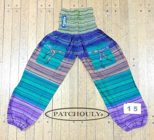 Imagen 6 de 10 de Pantalon Babucha Yoga Tai Chi Meditacion Hindu Colors S / L