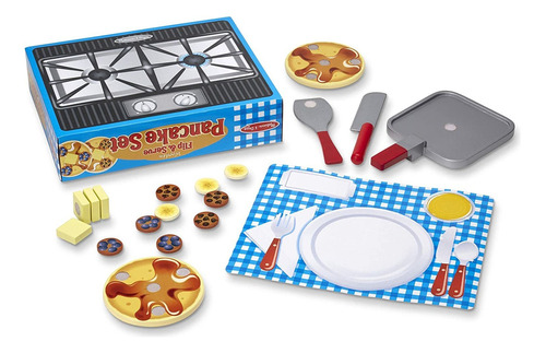 Melissa Amp Doug Juego De Panqueques For Voltear Y Servir,