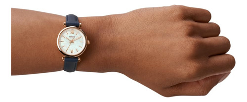 Relógio Fossil Carlie Mini Es4502 Feminino Em Aço Inoxidável
