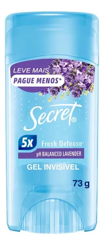 Desodorante Antitranspirante Secret Ph Balanced Lavender 73g