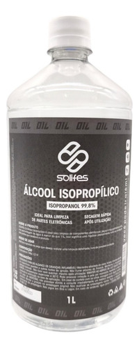 Álcool Isopropilico 99,8% 1l Solifes Eletronicos Disco Freio Fragrância Neutra