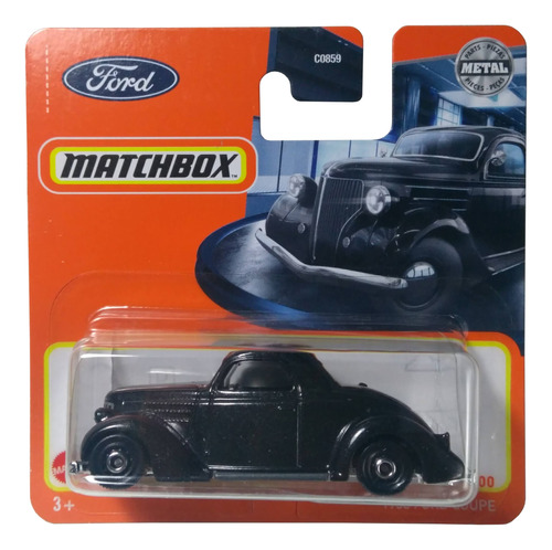 Matchbox Ford Coupe 1936 1ra Edición Negro Metalizado Nuevo