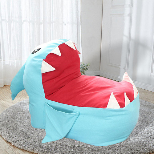 Lindo Sofá For Niños Con Forma De Tiburón, Silla Con