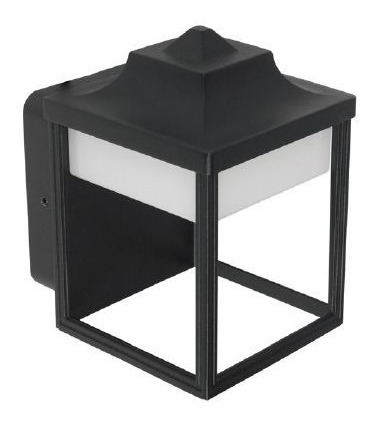 Luminaria Para Muro Exterior, Negro 9w Luz Cálida Tecnolite