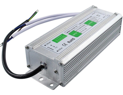 Imagen 1 de 1 de Transformador 12v 100w Para Exterior Tiras Led Modulos Rgb