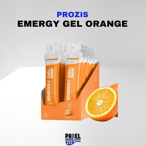 Energy Gel Caffeine Orange Flavor Myprotein