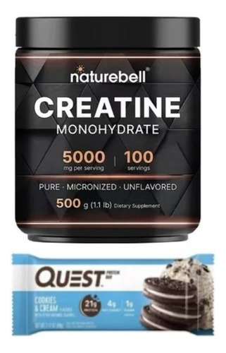 Nutribell Creatina + Quest Barra De Proteína 