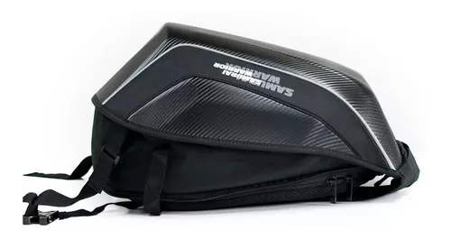 Mochila Moto Semi Rigida Turismo Samurai 32/49 Lts Casco