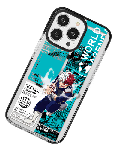 Funda Para iPhone Magsafe Shoto Todoroki Clase 1-a Endeavor My Hero Academia Boku No Hero Anime Case