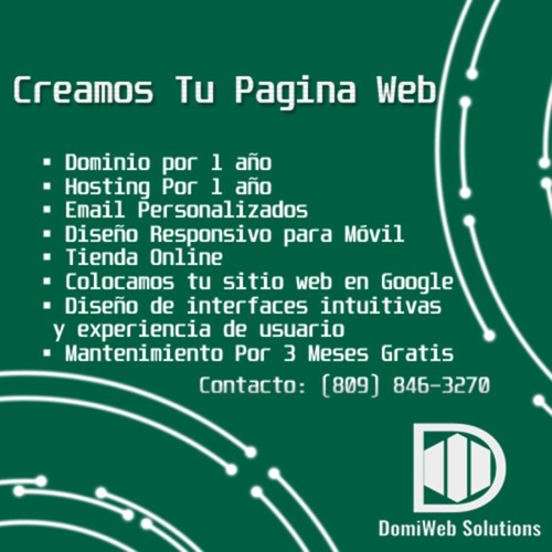 Diseño Y Desarrollo De Páginas Webs