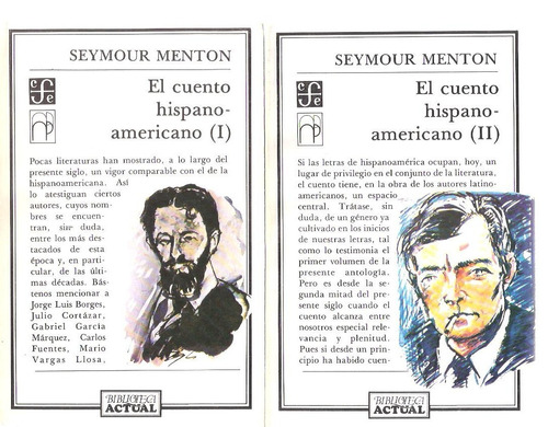 El Cuento Hispano-americano, Seymour Menton, 2 Tomos