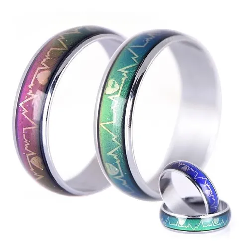 Anillos que cambian de color según tu estado de ánimo sales