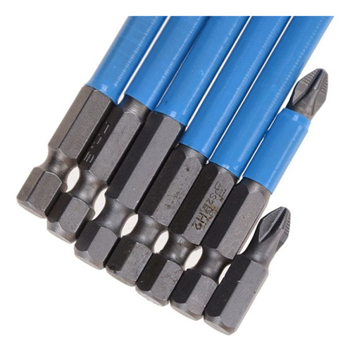 Set 7 Brocas Largas Antideslizantes Magnéticas Taladro