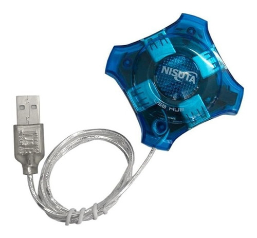 Hub Usb 2.0 De 4 Puertos Nsuh0410