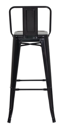 Imagem 3 de 5 de Banqueta Tolix Iron Com Encosto Várias Cores Industrial Aço