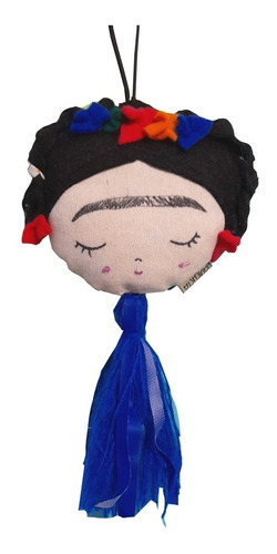 Imagen 1 de 6 de Adorno Colgante Frida Kahlo Souvenir Decoración