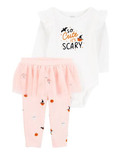 Body De Halloween Y Pantalón De Tutú De 2 Piezas Carters