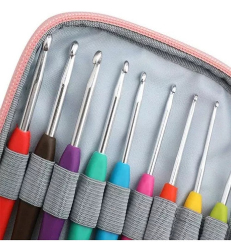Ri Zys 67 Piezas Kit Aguja Crochet Bambú Agujas Ganchil