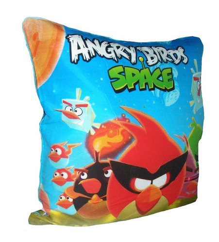 Funda Almohadon 45 X 45 Cm. Diseño Infantil Angry