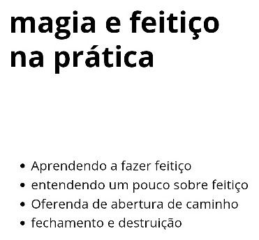 Mágias E Feitiço Na Prática Oferenda Pra Orixá E Exu