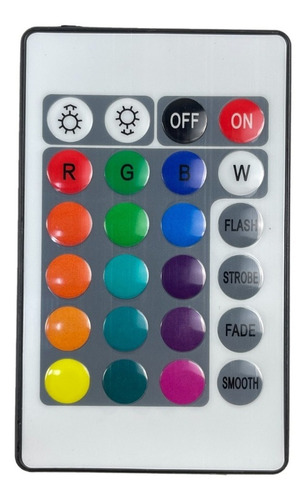 Imagen 8 de 10 de Cinta Luz Led Rgb 5m Adaptador De Corriente + Control Remoto