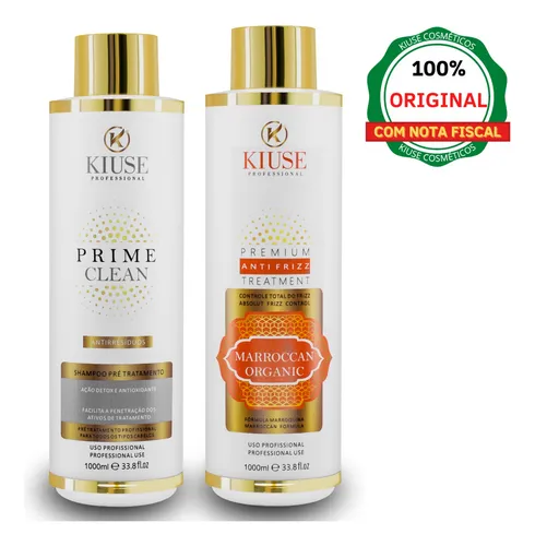 comprar Escova Progressiva Marroquina Sem Formol Kiuse + Brinde