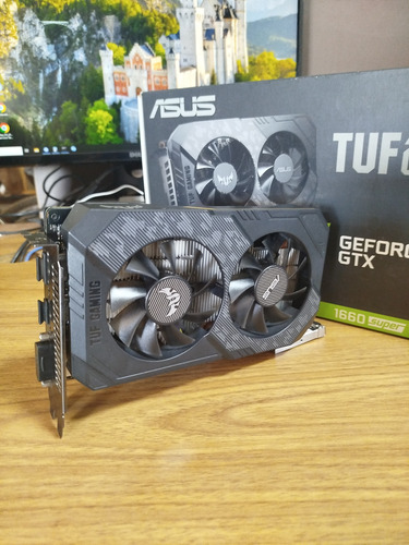 Placa De Vídeo Nvidia Asus Tuf Gaming Geforce Gtx 1660 Super (Usado)