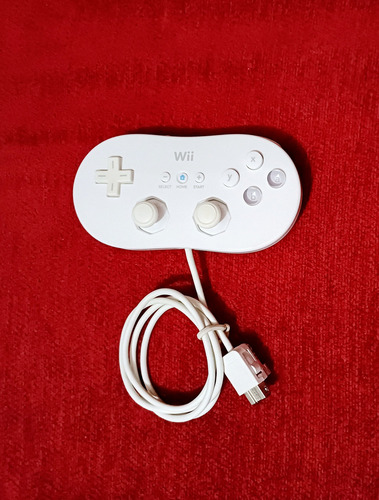 Controle Original Classic Nitendo Wii Branco (Usado)