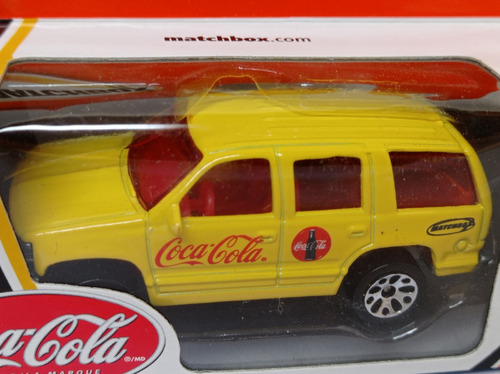 Chevrolet Tahoe Coca Cola 2002 Matchbox Mattel (Usado)