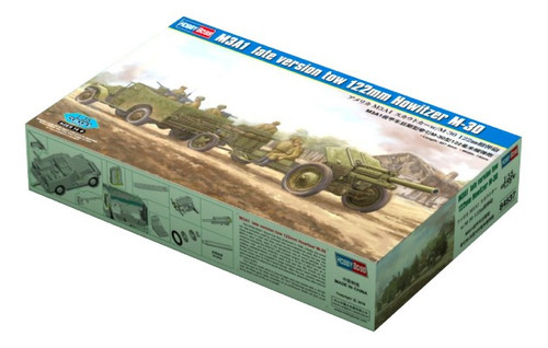 M3a1 Late Version Tow 122mm M-30 Hobby Boss 84537 1:35