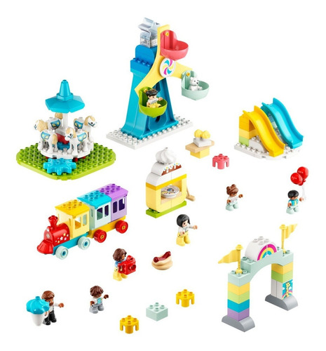 Kit De Construcción Lego Duplo Parque De Atracciones 10956 95 Piezas 2+