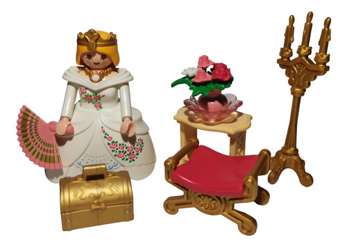 Playmobil 5892 Princesa Trono Candelabro Reina Reyes 