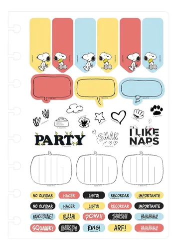 Refill Para Cuaderno Inteligente Mooving Loop A5 Snoopy