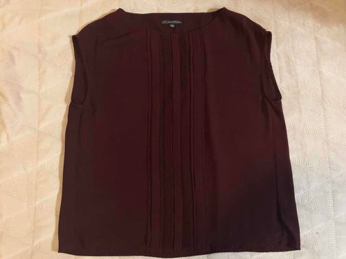 Blusa Adriana Papell Dama Talla S Color Vino