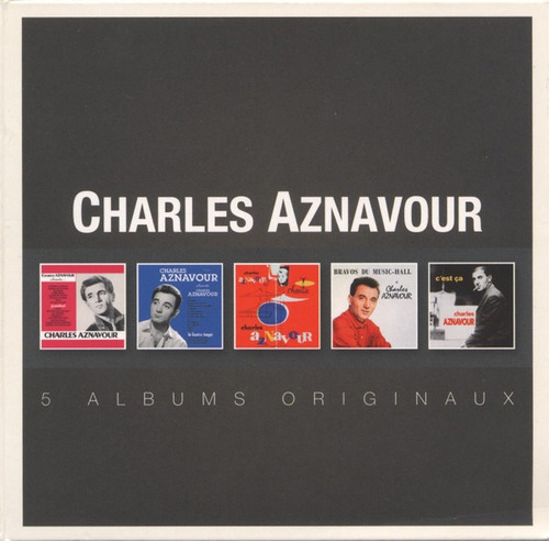Charles Aznavour 5 Albums Originaux 5cd Nuevo Eu Musicovinyl
