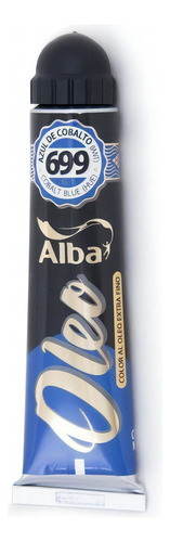 Oleo Profesional Alba 18ml Azul De Cobalto Imit 699 Color del óleo 699 AZUL DE COBALTO