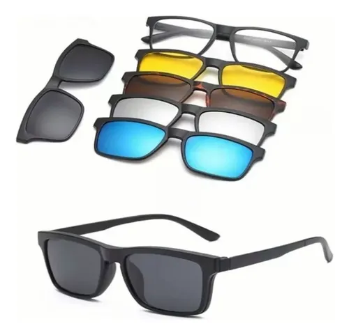 Lentes Oft lmicos 5 Micas Con Clip On 2258a Magn ticos Cuotas