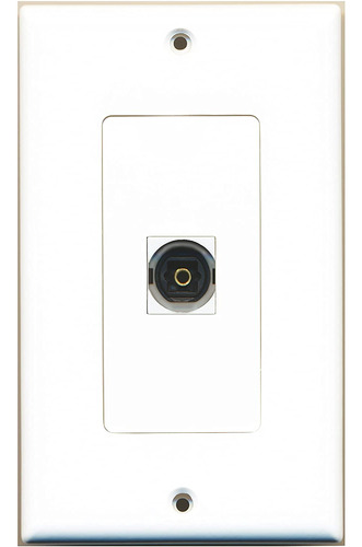 Riteav - 1 Placa De Pared Toslink Digital Audio Port Decora.