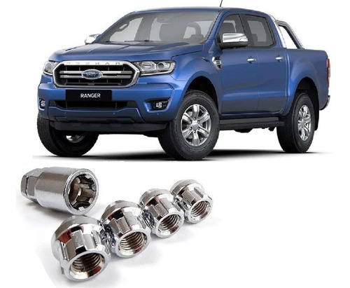 Imagen 1 de 6 de Tuercas Seguridad 12x1.5 Ford Ranger 2015-2020 Envio Gratis