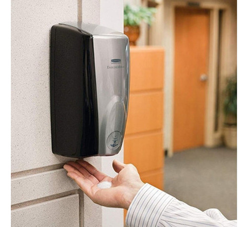Despachador Rubbermaid® Autofoam Color Negro Cromo