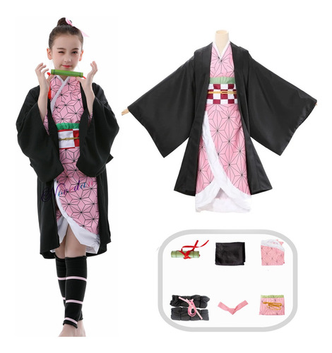 Disfraz De Kamado Nezuko Para Cosplay Adultos