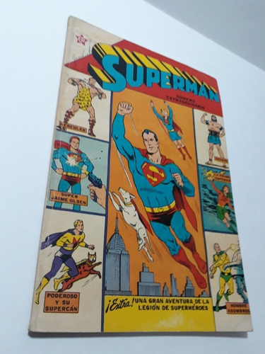 Superman Numero Extraordinario . Novaro 1963. 80 Paginas. 