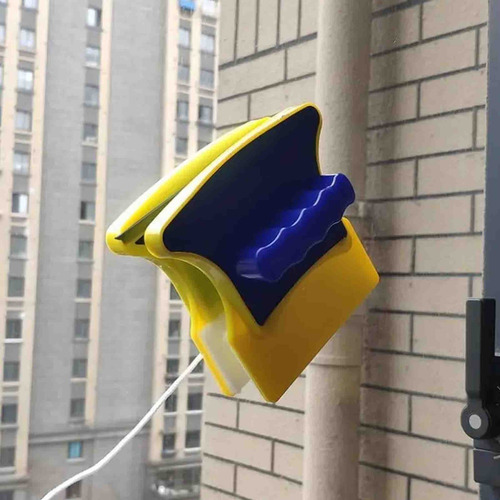 Imagen 3 de 4 de Limpia Limpiador Vidrio Magnético Con Iman Ventana