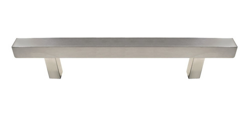 Jaladera Barra Cuadrada Acero Inox 12.4cm Hueca 79996 (5pz)