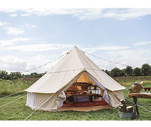 Tienda De Safari Glamping Al Aire Libre, Lona De Algodón De 