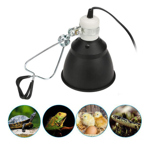 Portalámparas De Con Abrazadera De Calor De Tortuga Uva/uvb