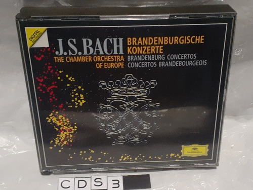 Bach Brandenburg Concertos By Chamber Orch.of Euro Cd Dobl